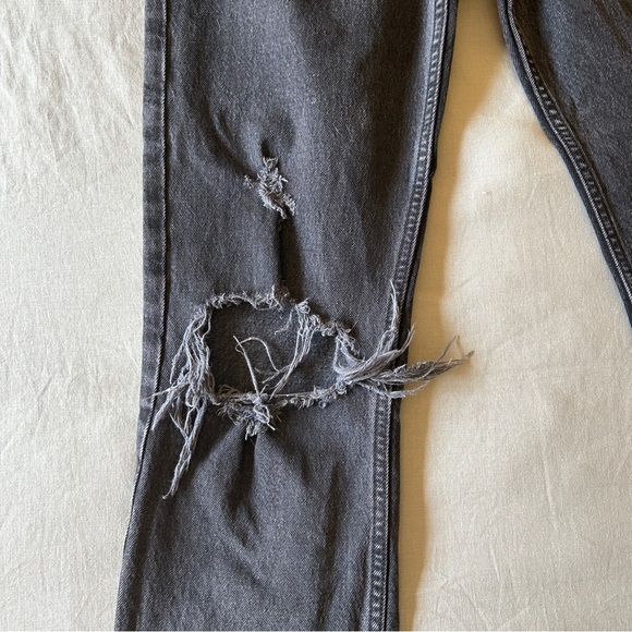 Dad distressed High Rise jeans - size 23 - Picture 2 of 8